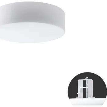 Koupelnové svítidlo OSMONT ERIS V2 stropní/nástěnné skleněné polovestavné svítidlo bílá IP44 4000 K 13W LED - OSMONT OS ERI67610