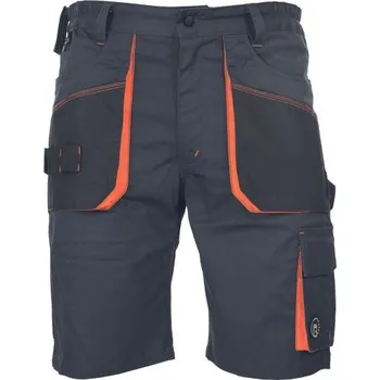 montérky CERVA GROUP a.s. | EMERTON STRETCH šortky - šedá/oranžová / 68 / 4XL / šedá