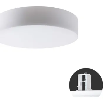 Koupelnové svítidlo OSMONT ERIS V4 stropní/nástěnné skleněné polovestavné svítidlo bílá IP44 3000 K 52W LED DALI (původní kód OS 67159) - OSMONT OS ERI67159