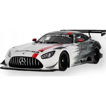 autokoberec MERCEDES Model auta 1:18 AMG GT3 C190 stříbrný černý ORIGINÁL