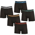 5PACK pánské boxerky Gianvaglia černé (GVG-5008) L