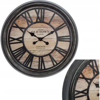 Hodiny Nástěnné hodiny Atmosphera černé 50 cm