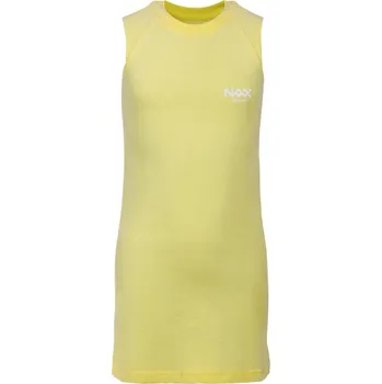 Dívčí šaty ZOOM GOLF Glemo dívčí šaty 100% přírodní bavlna, fluo žluté VÍCEBAREVNÁ