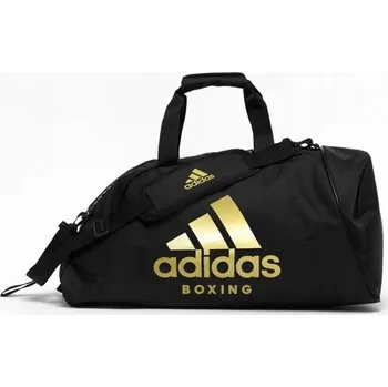 Boxerská taška Adidas 2v1 Boxing Bag Černá/Zlatá Velikost: L