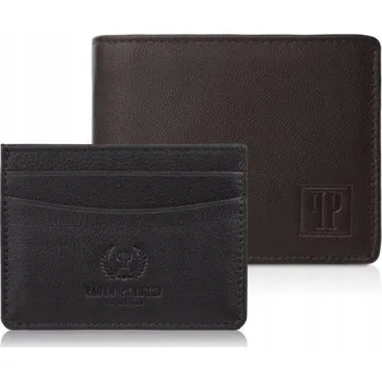 Peněženka Paolo Peruzzi pánská peněženka z hnědé lícové kůže - muž