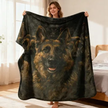 Dětská deka Deka 100pa polyester 150 cm x 200 cm hnědá