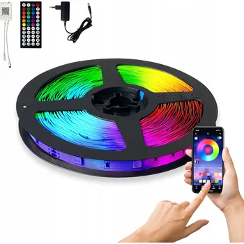 LED páska LED pásek s dálkovým ovládáním 15M RGB SMART HOME Blikání v rytmu hudby APLIKACE