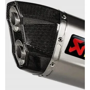 Výfuk pro motocykl Koncovka výfuku Akrapovic V-EC373 Honda CRF 1100/Yamaha XTZ 2020-2025