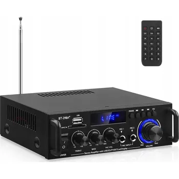 Hi-Fi Zesilovač STEREO HIFI ZESILOVAČ BLUETOOTH 5.0 GENERIC 2KANÁLOVÝ KARAOKE BT-298A+