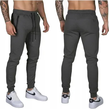 J STYLE pánské tepláky Jogger šedé velikost XXL