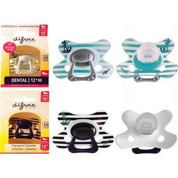 dudlíky Anatomický silikonový Dudlík Difrax 12 měsíců +