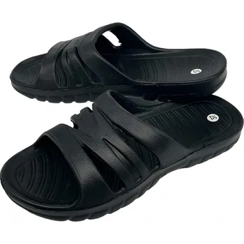 Dámské pantofle Fashion Dámské černé pantofle 14 Barva: Černá, Velikost: 38