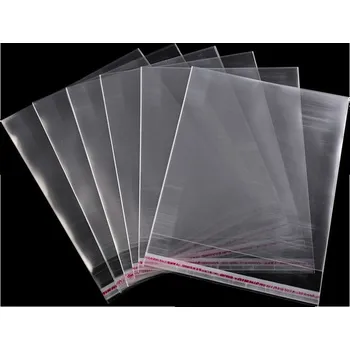 Obalový materiál PP sáček s lepicí klopou 13x14,5 cm Varianta: transparent, Balení: 100 ks