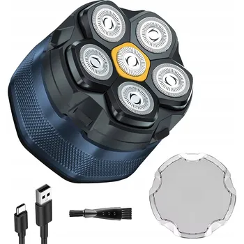 HOLICÍ STROJEK S 6 VODOTĚSNÝMI HLAVICEMI 1400 MAH NA VOUSY A HOLENÍ TĚLA