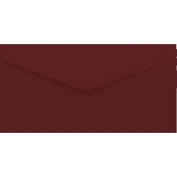 Obálka Poštovní obálka tmavě červená DL (110x220mm)