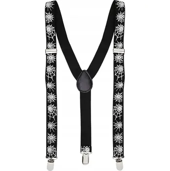 Karnevalový kostým POSTROJ s PAVUČINAMI černý HALLOWEEN kostým DEKORACE