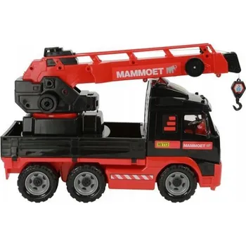 autíčko POLESIE Stavební auto jeřáb MAMMOET, balení krabička, 3+