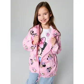 Dívčí oblečení Sinsay - Lehká větrovka s kapucí Minnie Mouse - pastelová růžová - 395GT-03X - 395GT-03X-110