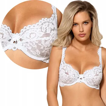 Dámské oblečení Podprsenka s měkkými košíčky Róża bílá velikost 75C