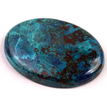 Přírodní kámen Kabošon Shattuckite č.7152 (39x28x6mm)