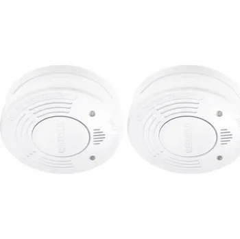 Sada domovního alarmu Alecto SD1010 2X detektor kouře vč. baterie s životností 10 let na baterii (Ø x v) 102 mm x 35 mm