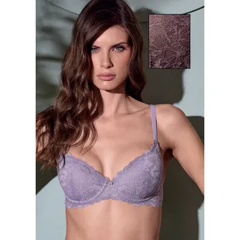 Podprsenka Dámská podprsenka Lormar 1401L Purple Animal 80 B