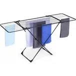 Sušák na prádlo Vilde kovový černý nastavitelný 108-182 cm