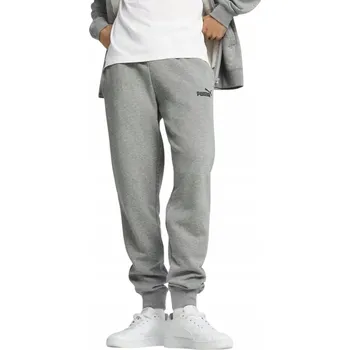 Puma pánské tepláky ESS NO.1 LOGO SLIM SWEATPANTS šedé, velikost M