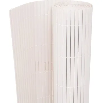 Plot vidaXL Zahradní plot Bílá 150 x 500 cm PVC [43637]
