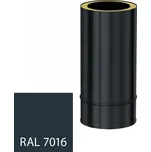 Komíny CZ Nerezová izolovaná roura antracit 150/1000/30/0,5mm