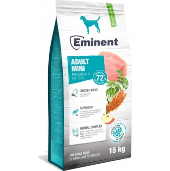 Krmivo pro psa Eminent Premium Adult Mini Breeds 26/15 15kg Suché krmivo pro malá plemena