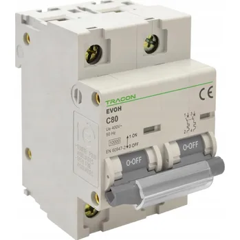 vypínač TRACON Vysoce výkonný nadproudový spínač 2P, C, 125A EVOH2125