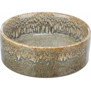 Miska pro psa Jedna keramická miska Trixie hnědá 0,9 l