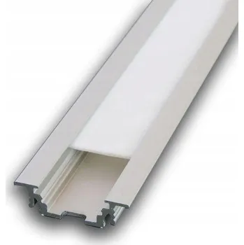 LED páska LED profil Topmet 76200020 zapuštěný stříbrný 1 m