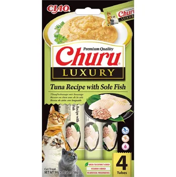 Churu Cat Luxury Tuna Recipe with Sole Fish 4x14g