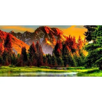 Diamantové malování Norimpex Diamantové malování Krajina 80x40cm