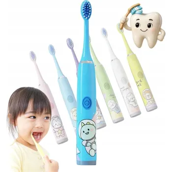 Péče o chrup Elektrický zubní kartáček pro děti, dětský, modrý