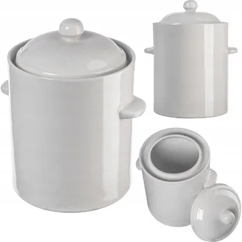 Zelák Sud hrnec k nakládání s límcem 10 l na zelí kameninový na okurky