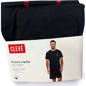 Pánské pyžamo PÁNSKÉ BAVLNĚNÉ PYŽAMO ČERNÉ BARVY XL