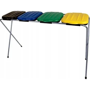 Odpadkový koš STOJAN NA PYTLE NA TŘÍDĚNÝ ODPAD 4-STANOVIŠTĚ 120L