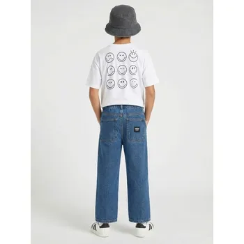 Chlapecké tričko Sinsay - Bavlněné tričko s potiskem na zádech SmileyWorld® - bílá - 324HM-00X - 324HM-00X-170