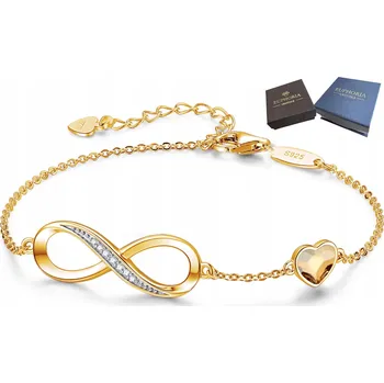 Náramek Zlatý Náramek Srdce Výročí Dárek Narozeniny