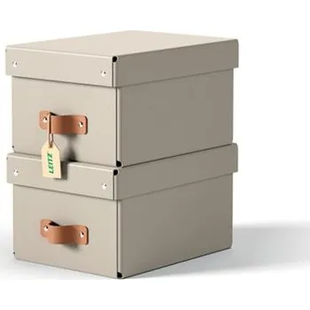Úložný box LEITZ úložný box, karton, velikost S, 2 ks béžový 61470012