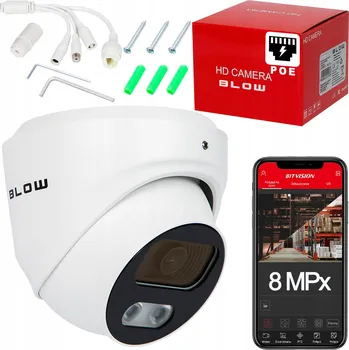 IP kamera IP kopulovitá (dome) kamera Blow BL-I8IS28TWM/PoE 8 Mpx