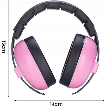 Chránič sluchu Chrániče sluchu pro děti, ochranné sluchátka, růžové