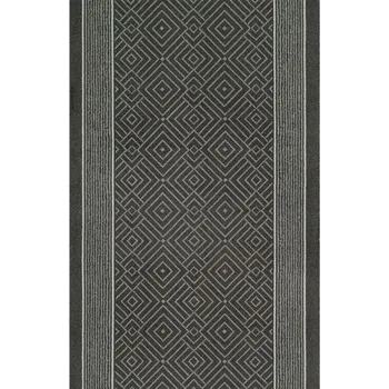 Koberec Breno Běhoun TESSERA 97 - tmavě šedý, šíře 67 cm, Šedá