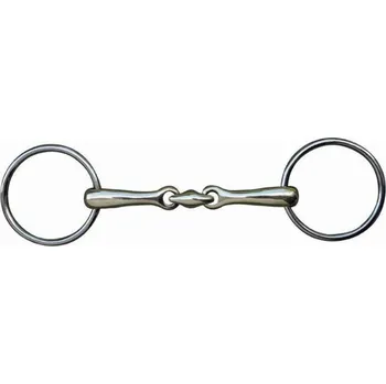 Udidlo pro koně Udidlo stihlo HKM dvakrát lomené 125mm/16mm