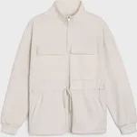 Sinsay - Rozepínací mikina se stojáčkem s příměsí viskózy „soft touch“ - béžová - 958GY-02X - 958GY-02X-XS