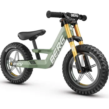 Dětské zboží BERG Odrážedlo s ruční brzdou Biky Cross BERG 89cm ZELENÁ