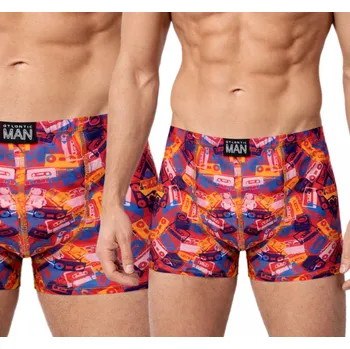 Boxerky Atlantic Spodní Prádlo Boxerky červené velikost XXL